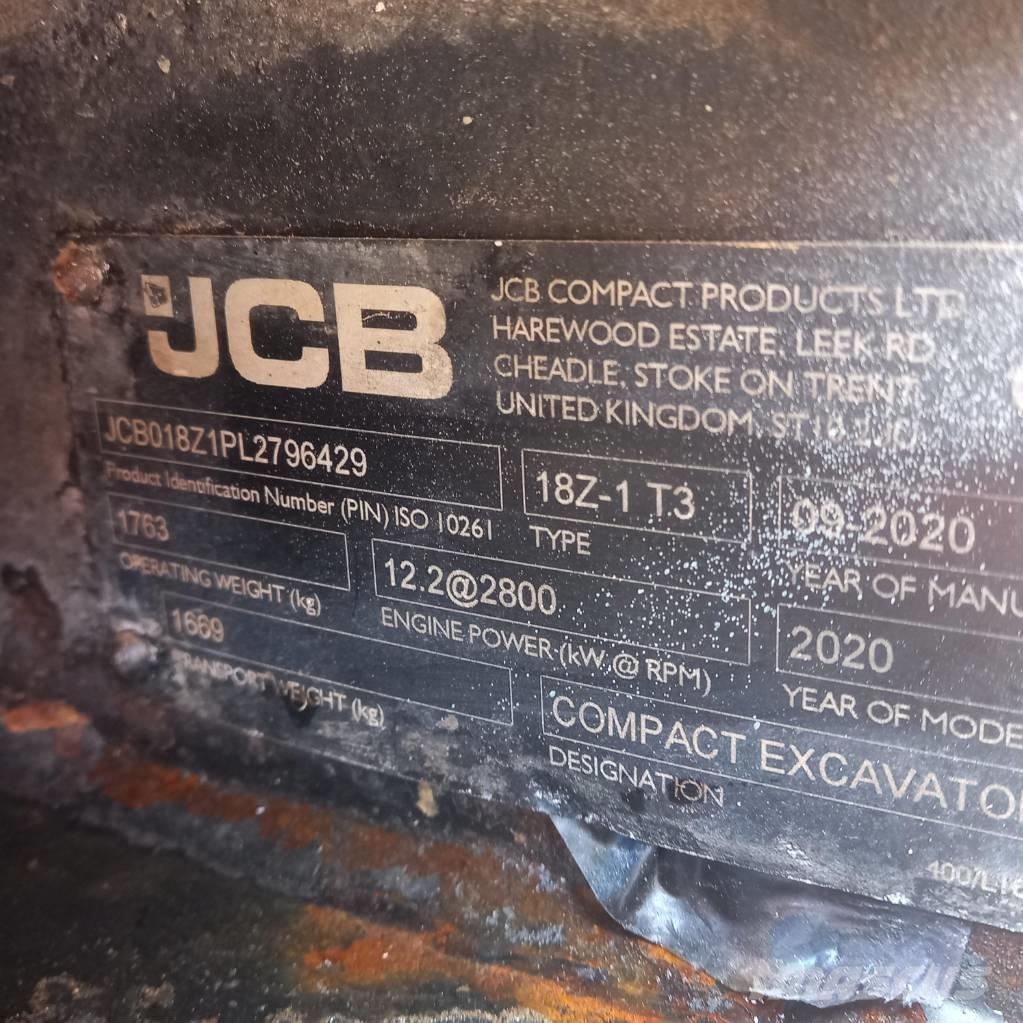 JCB 18 Z-1 Mini rýpadlá < 7t