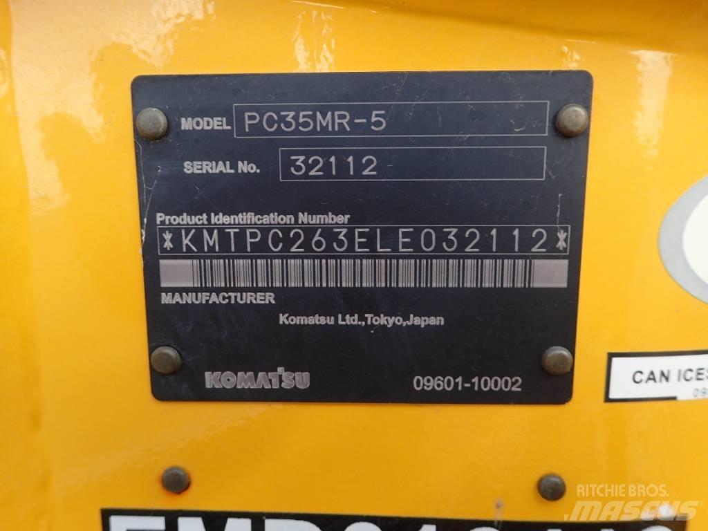 Komatsu PC35MR-5 Mini rýpadlá < 7t