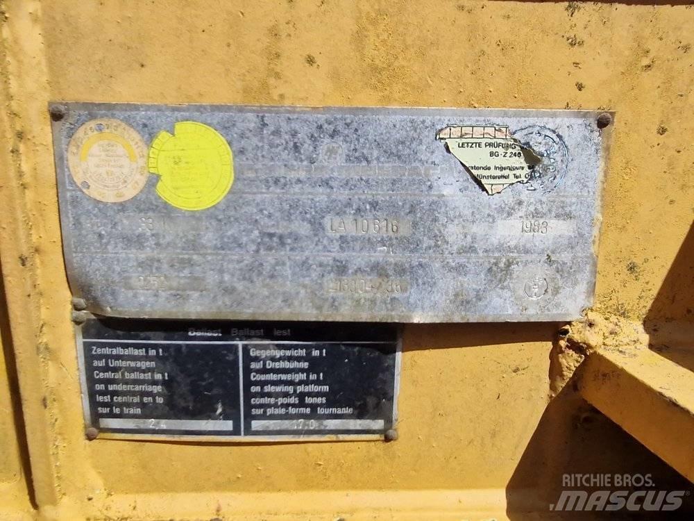 Liebherr 33 K Stavebné žeriavy