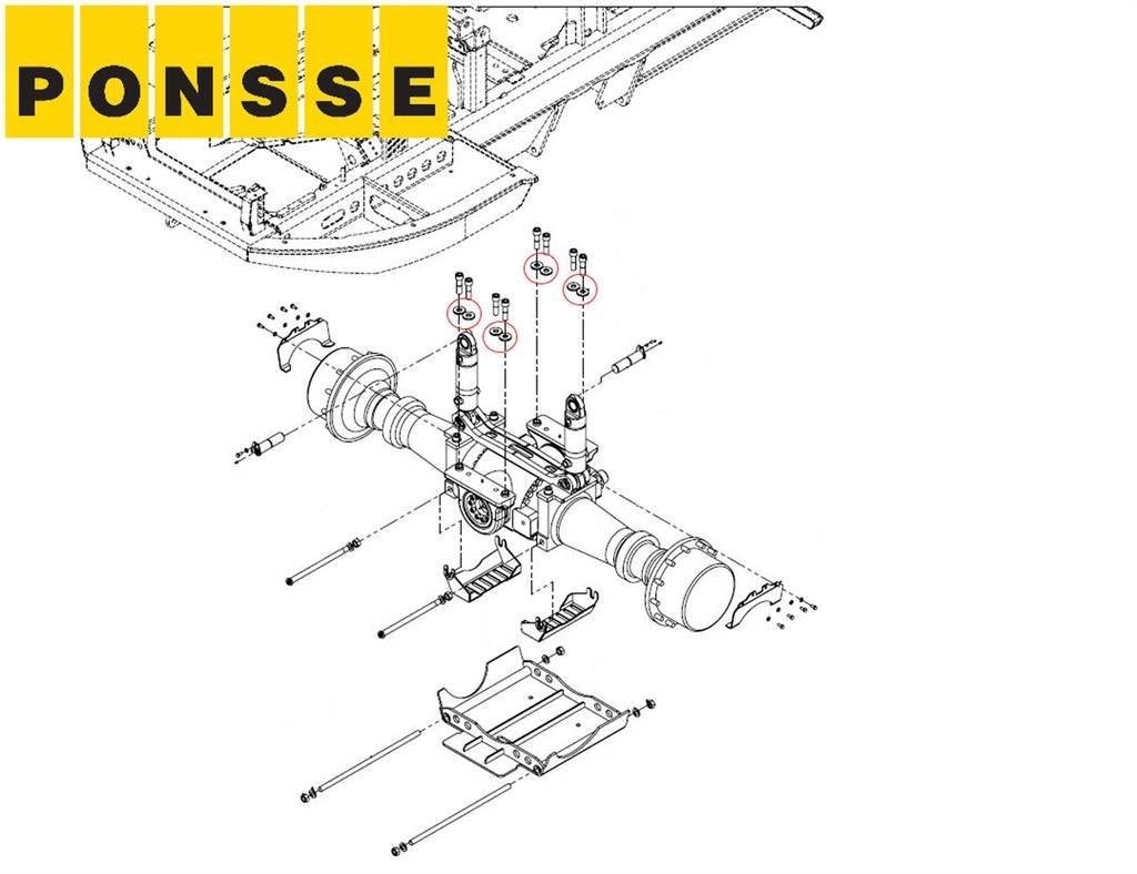 Ponsse 0062632 Podvozky a zavesenie kolies