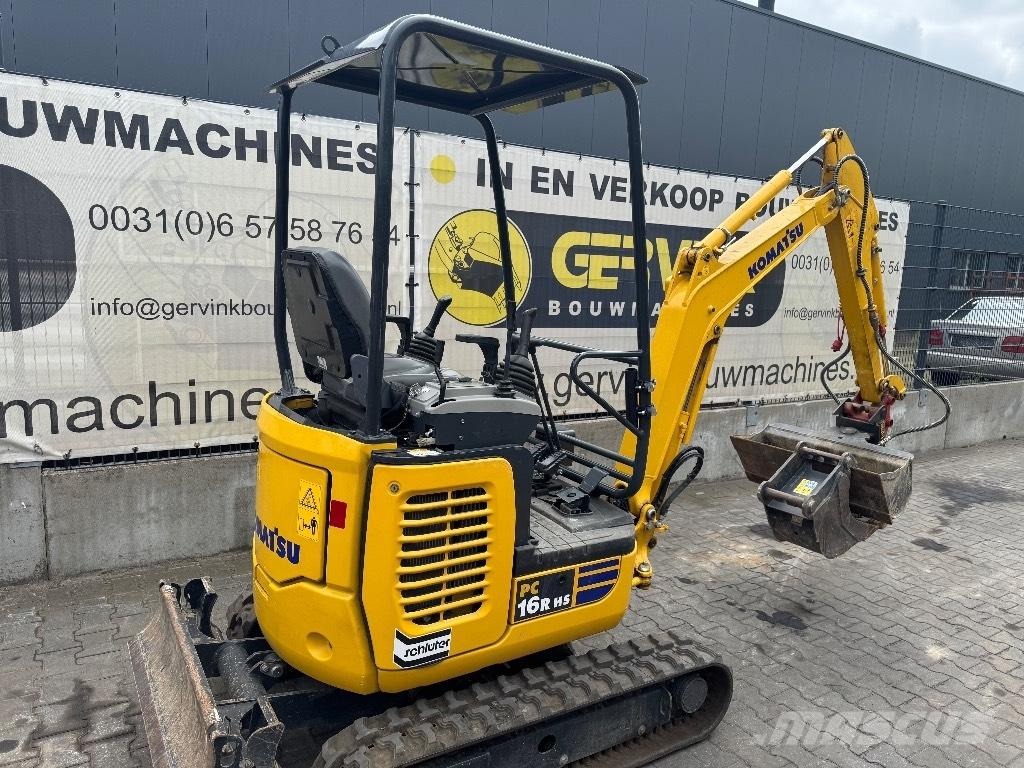 Komatsu PC 16 R-3HS Mini rýpadlá < 7t