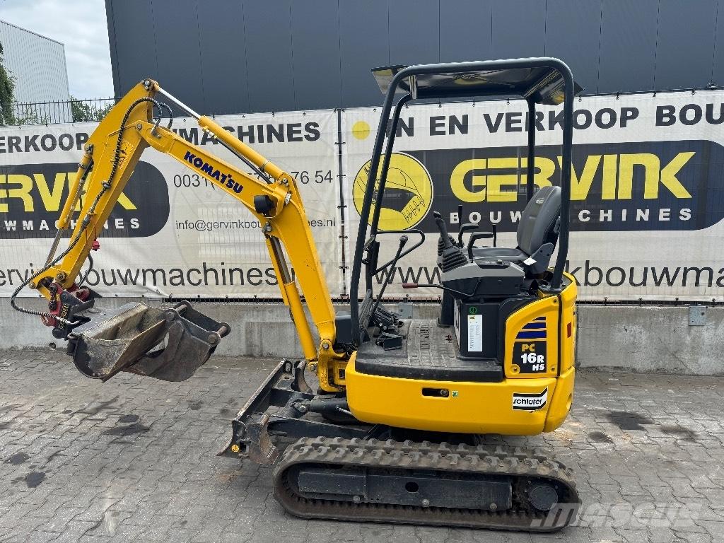 Komatsu PC 16 R-3HS Mini rýpadlá < 7t