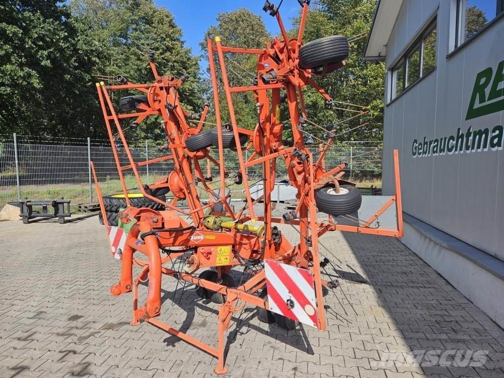 Kuhn GF 8501 MH Obracače a zhrabovače sena