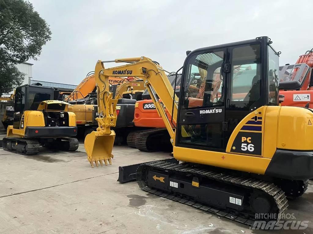 Komatsu PC 56 Pásové rýpadlá