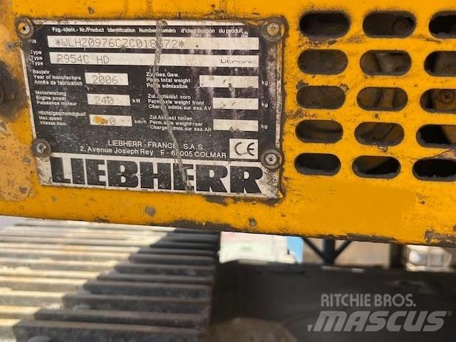 Liebherr R 954C  HD Kolesové rýpadlá