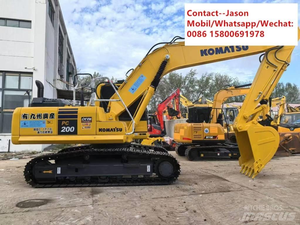 Komatsu PC 200 Pásové rýpadlá
