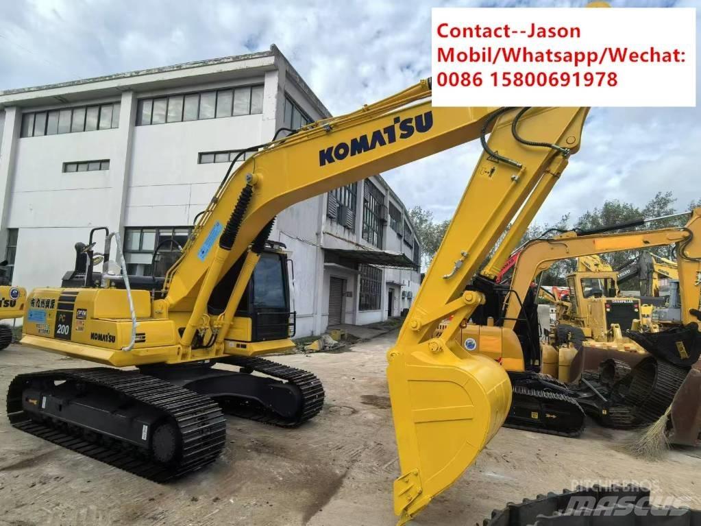 Komatsu PC 200 Pásové rýpadlá