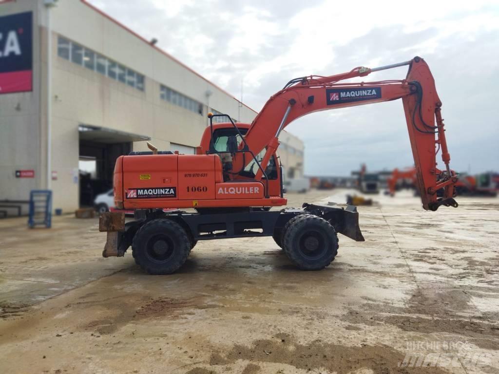 Doosan DX 140 W Kolesové rýpadlá
