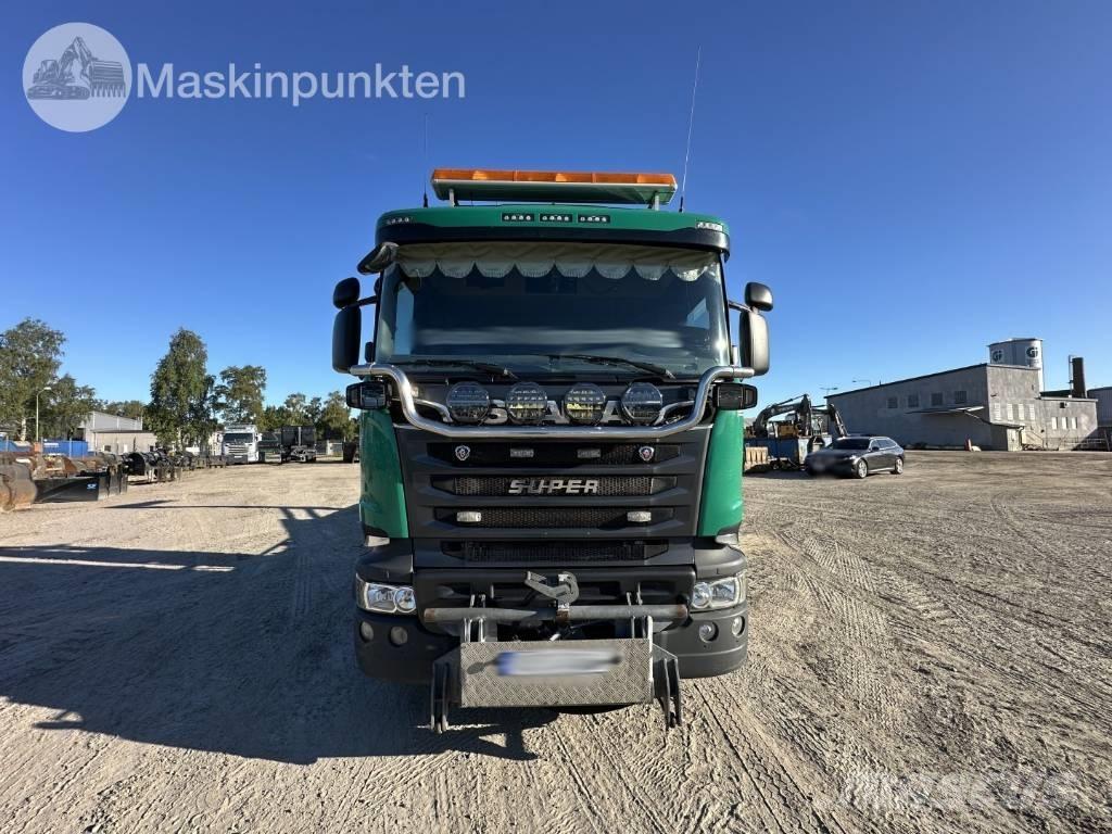 Scania R 580 LB Hákový nosič kontajnerov