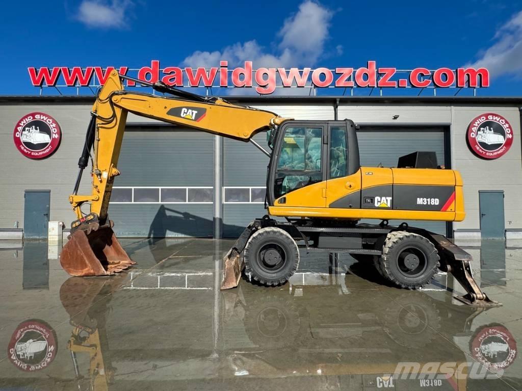 CAT M 318 D Kolesové rýpadlá