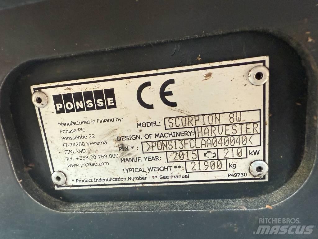 Ponsse SCORPION 8W Harvestory