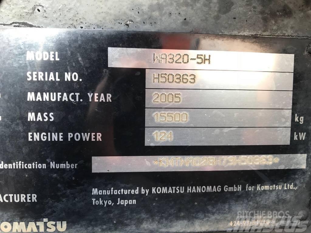Komatsu WA320-5H Kolesové nakladače