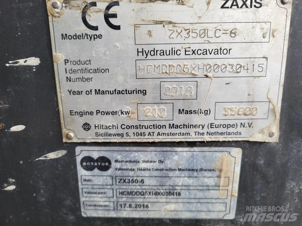 Hitachi ZX 350 LC-6 Pásové rýpadlá