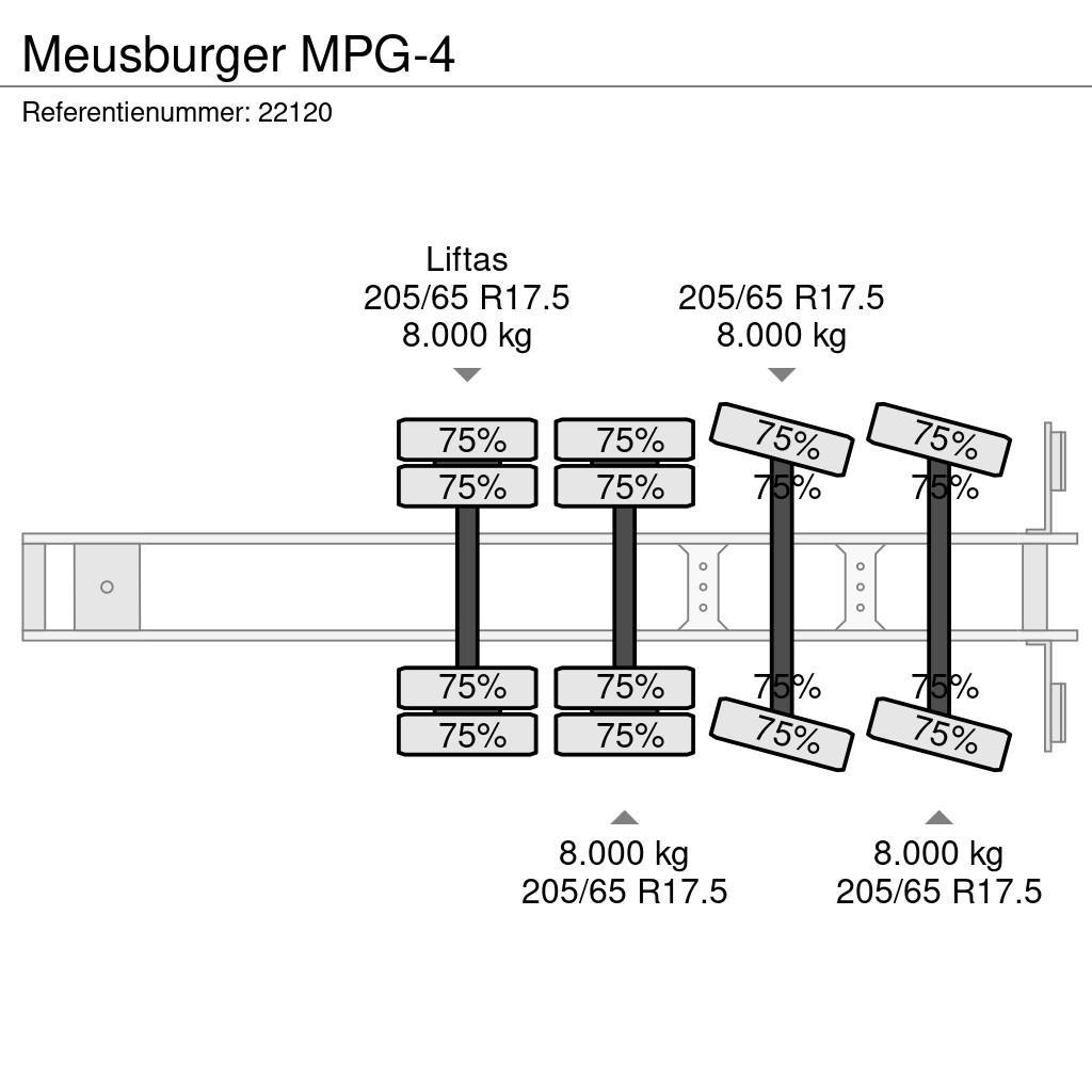 Meusburger MPG-4 Podvalníkové návesy