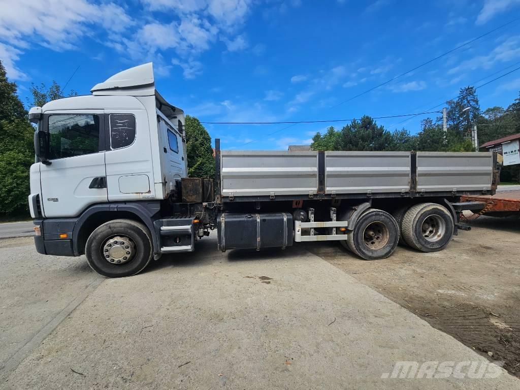 Scania 114 G 380 Plošinové nákladné automobily/nákladné automobily so sklápacími bočnicami