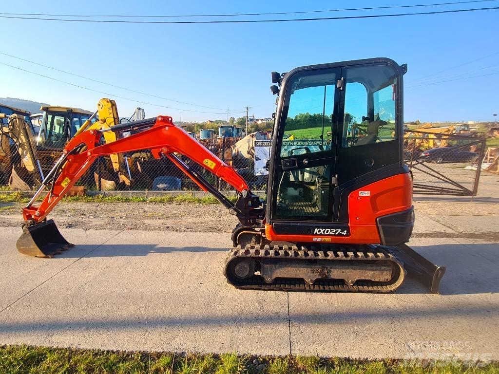 Kubota KX 027-4 Mini rýpadlá < 7t