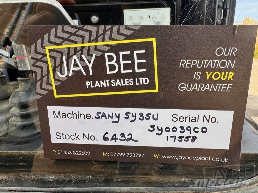 Sany SY 35 U Mini rýpadlá < 7t