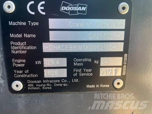 Doosan DX235LCR-5 Pásové rýpadlá