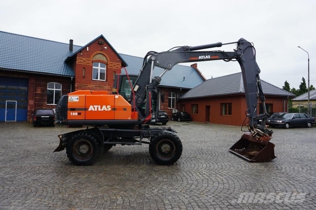 Atlas 160 W Kolesové rýpadlá