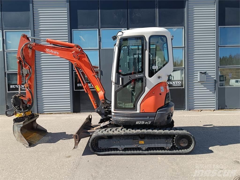 Kubota U25-3 Mini rýpadlá < 7t