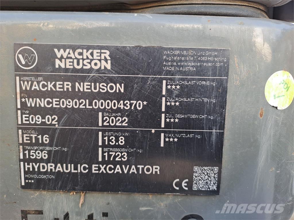 Wacker Neuson ET16 Pásové rýpadlá