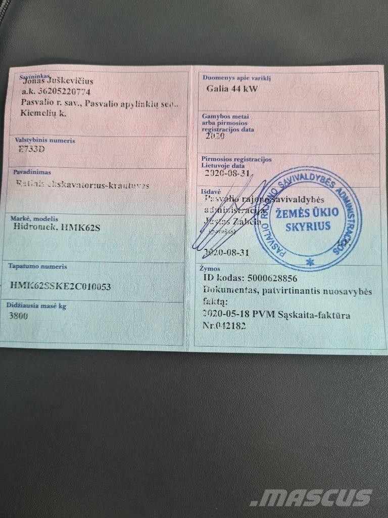 Hidromek HMK 62 SS Rýpadlo-nakladače