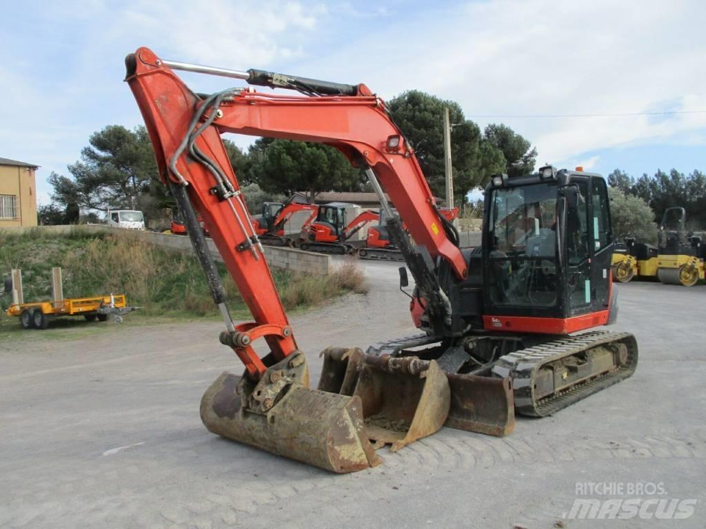 Kubota KX 080-4 Midi rýpadlá 7 t - 12 t