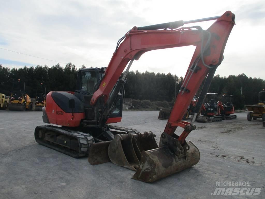 Kubota KX 080-4 Midi rýpadlá 7 t - 12 t