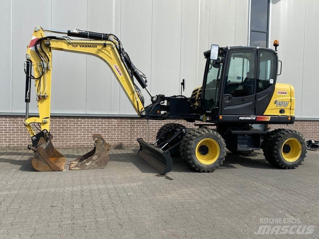 Yanmar B95W Kolesové rýpadlá
