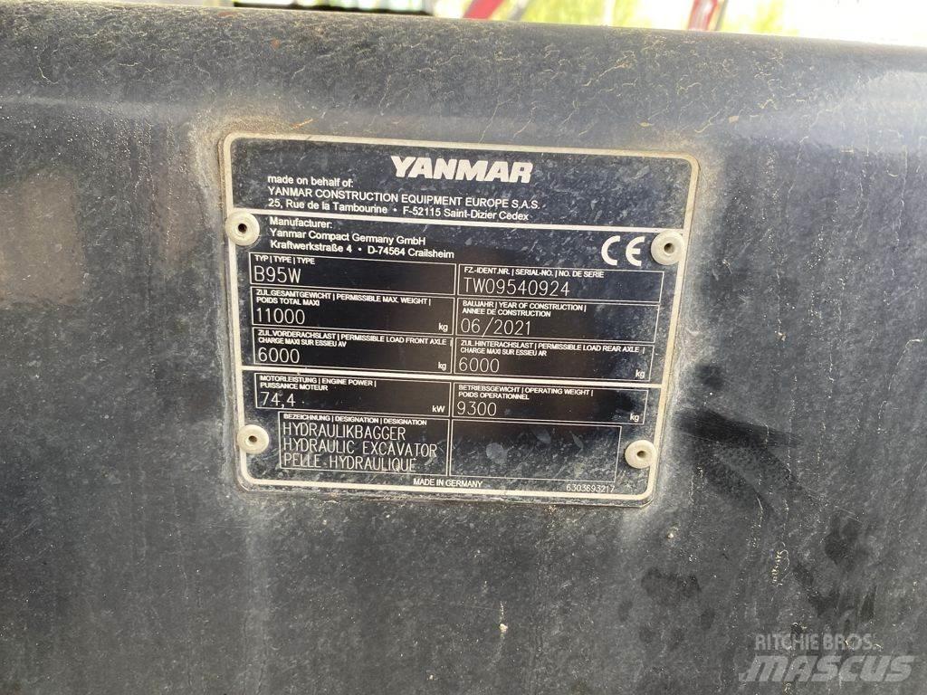 Yanmar B95W Kolesové rýpadlá