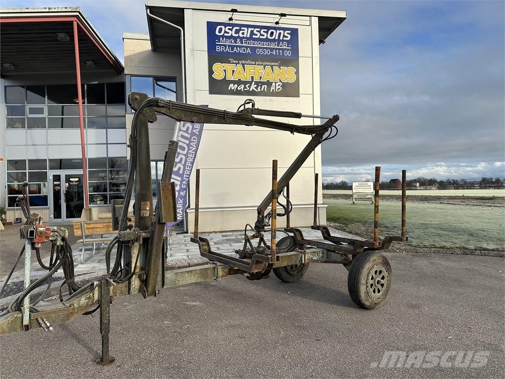  Enkelaxlad Vedkärra Lesnícke prívesy