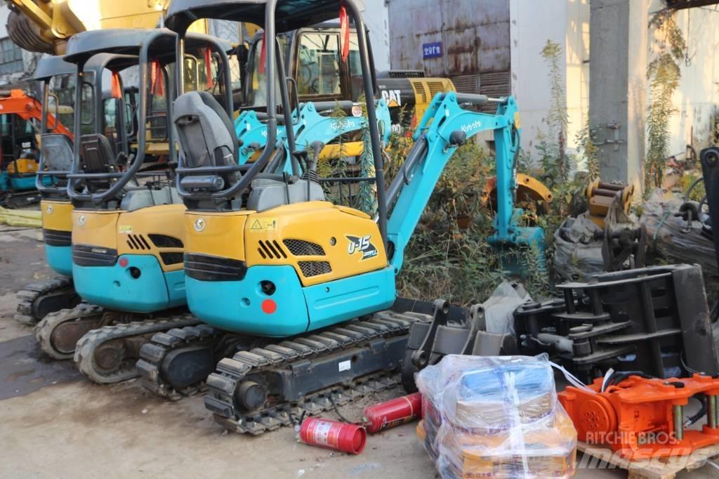 Kubota U 15 Mini rýpadlá < 7t