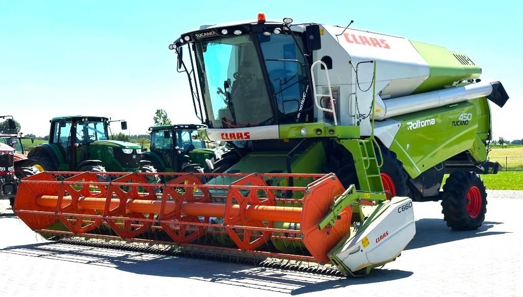 CLAAS Tucano 450 Kombinované zberacie stroje