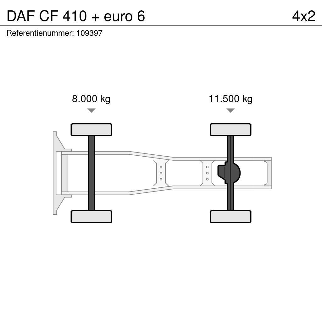 DAF CF 410 + euro 6 Ťahače