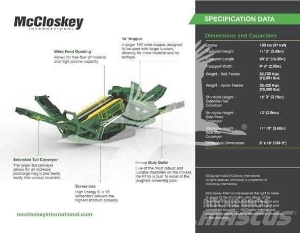McCloskey R155 Triedičky