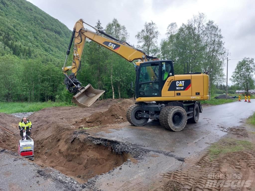 CAT M 314 F Kolesové rýpadlá