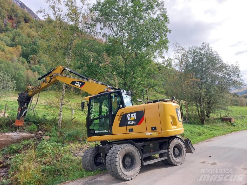 CAT M 314 F Kolesové rýpadlá