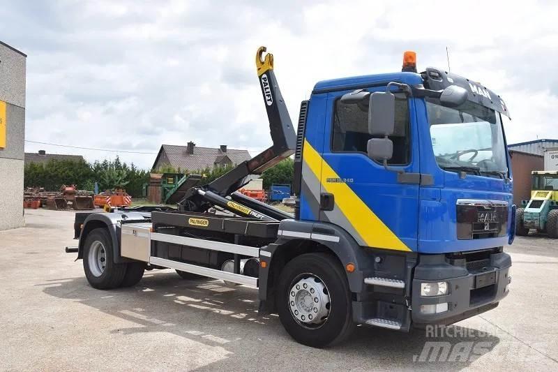 MAN TGM 18.340 Hákový nosič kontajnerov
