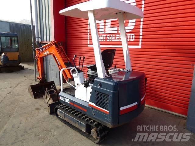 Kubota KX 36 Mini rýpadlá < 7t