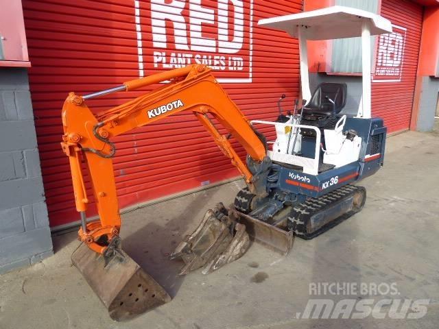 Kubota KX 36 Mini rýpadlá < 7t