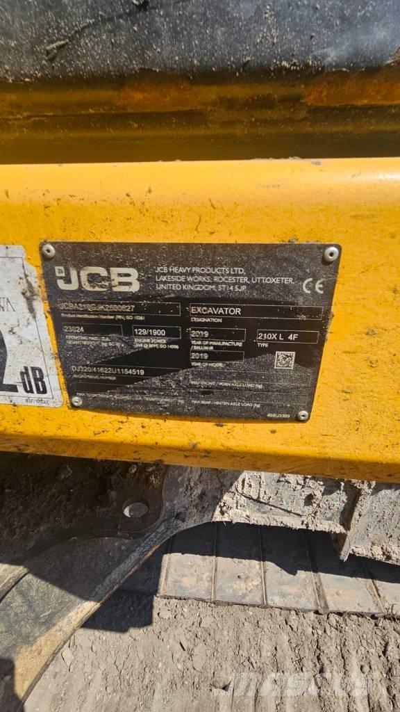 JCB 210 Pásové rýpadlá
