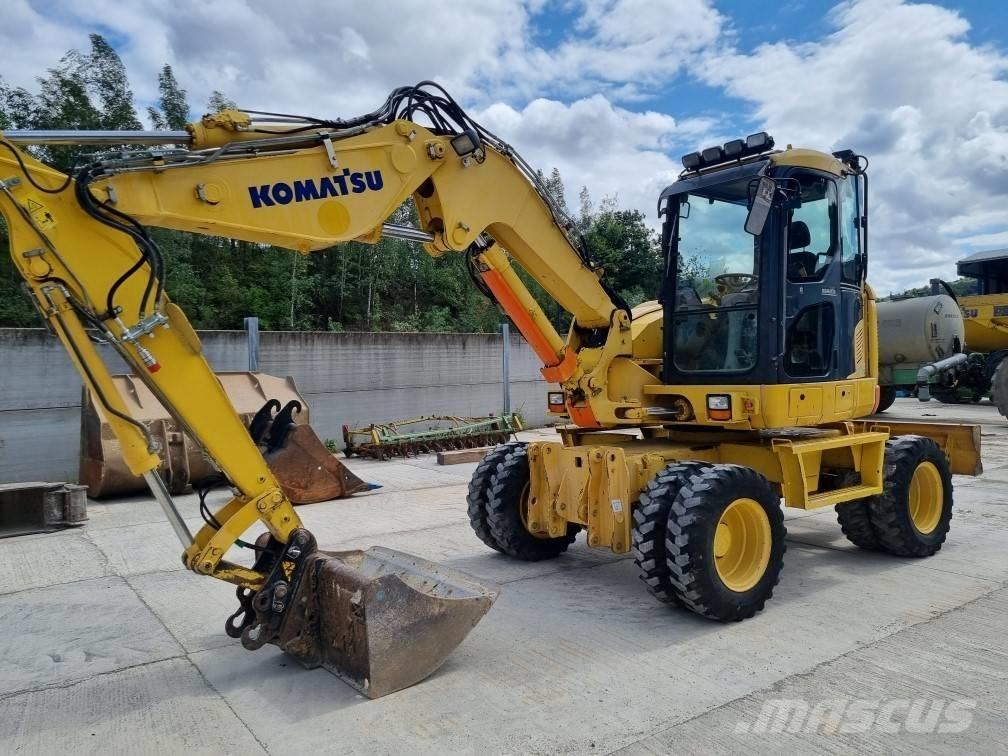 Komatsu PW 118 MR-8 Kolesové rýpadlá