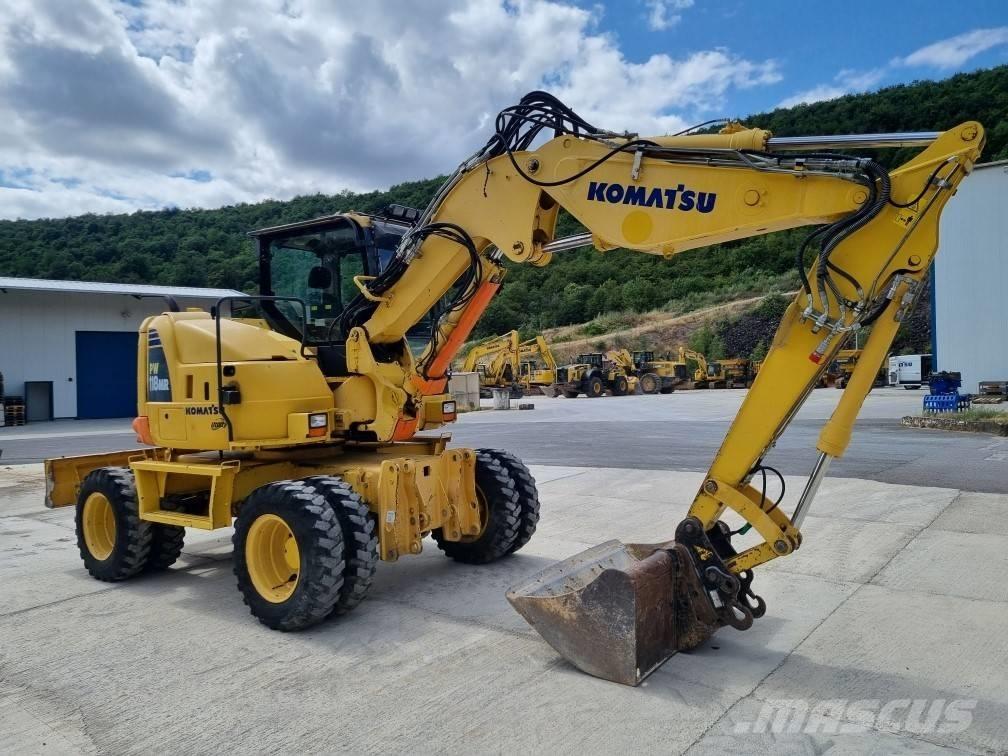 Komatsu PW 118 MR-8 Kolesové rýpadlá