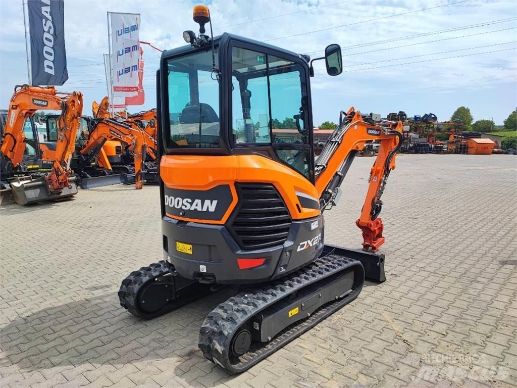 Doosan DX27z Mini rýpadlá < 7t