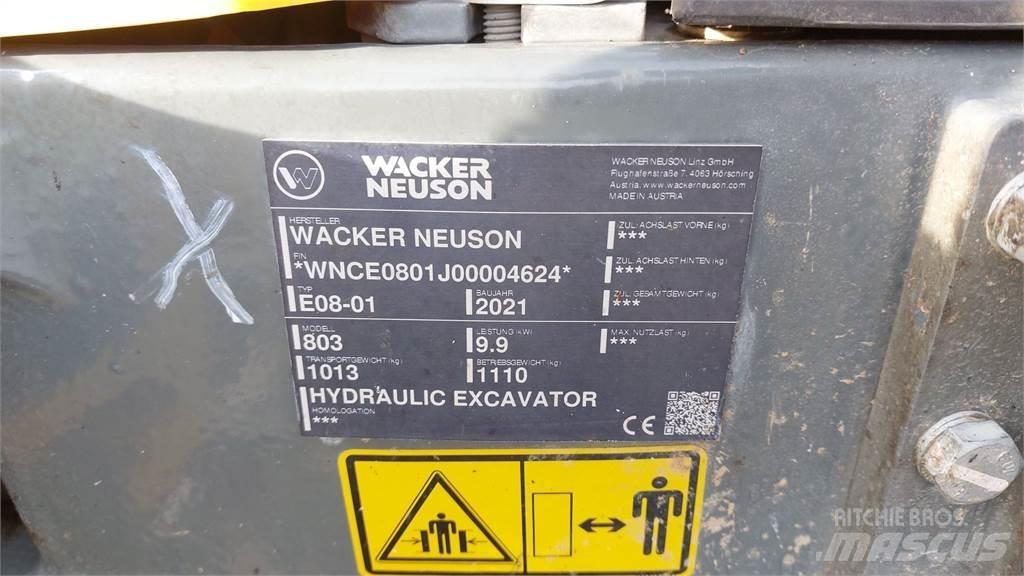 Wacker Neuson 803 Pásové rýpadlá