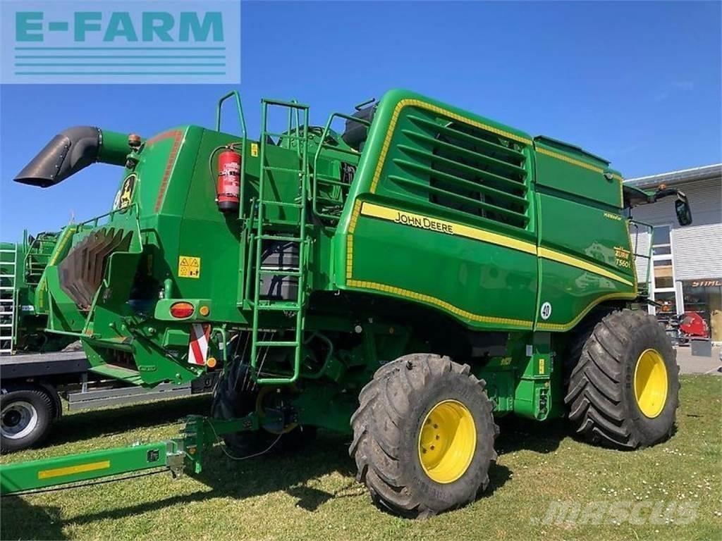 John Deere t560 hm Kombinované zberacie stroje
