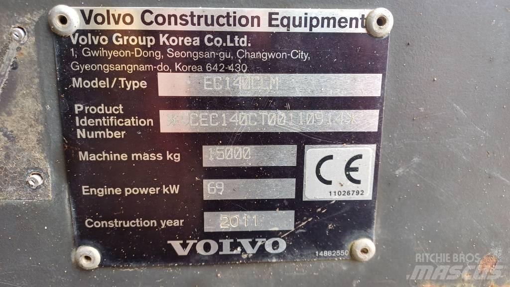 Volvo EC 140 C L M Pásové rýpadlá