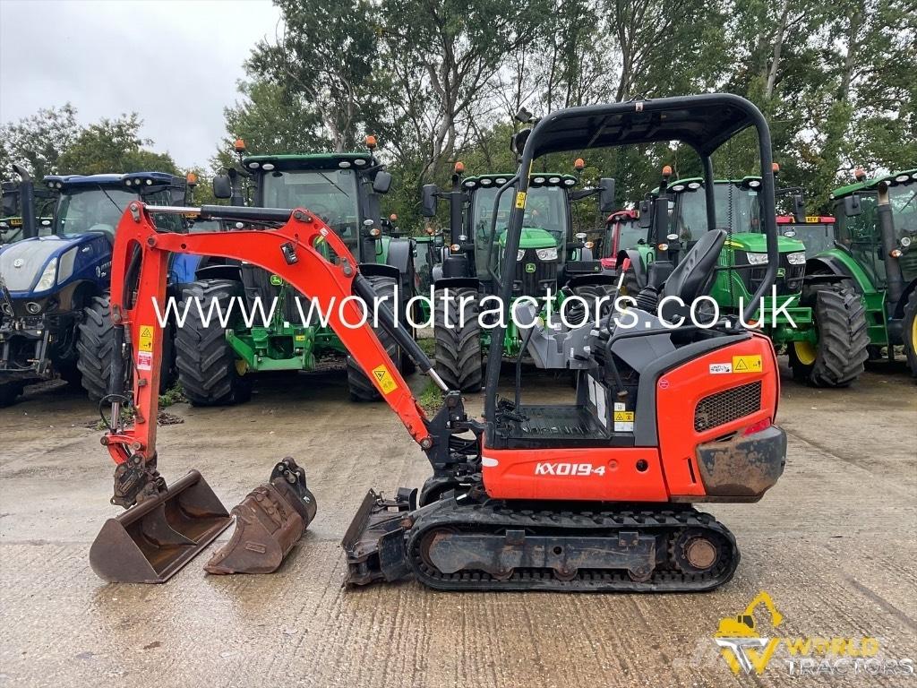 Kubota KX 019-4 Mini rýpadlá < 7t
