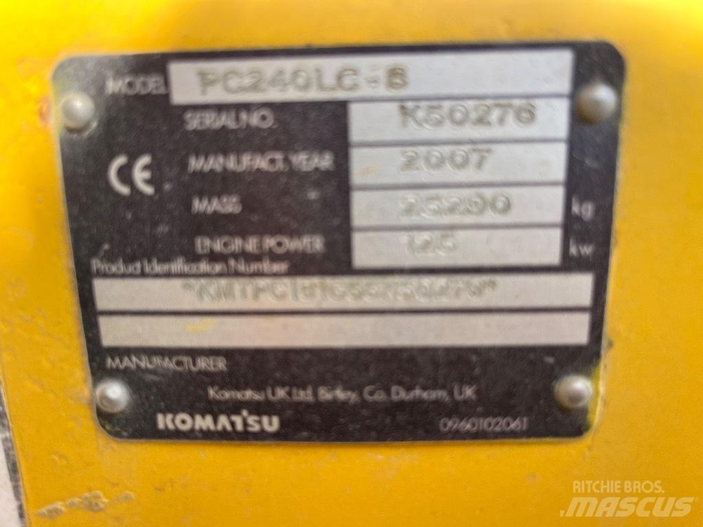 Volvo Pc240-7 Pásové rýpadlá