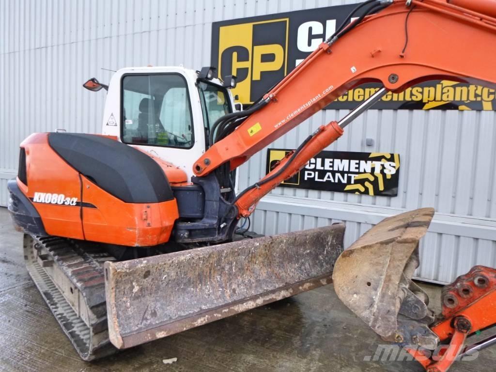 Kubota KX 080-3 A Midi rýpadlá 7 t - 12 t